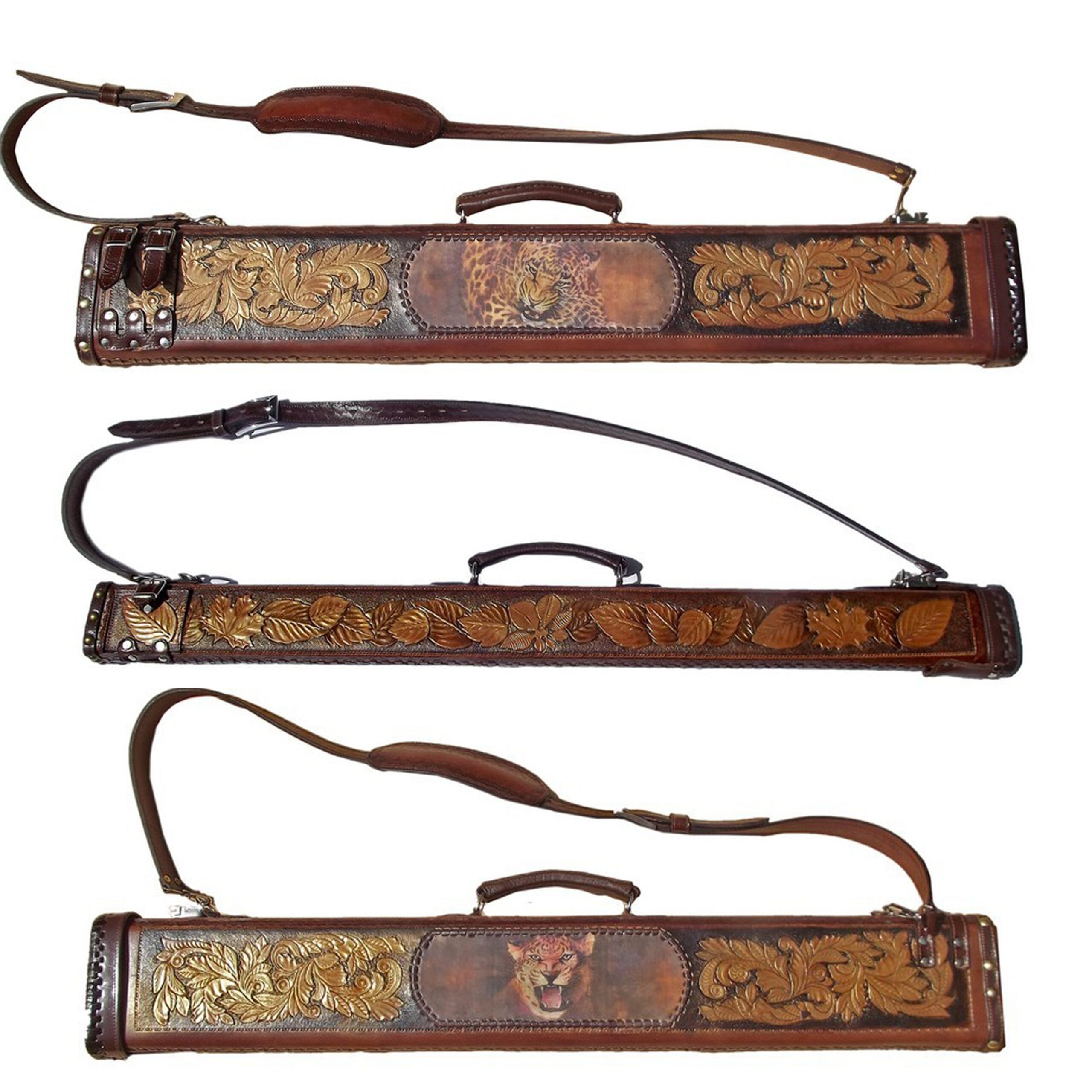 An application scenario or product detail of custom leather pool cue cases - Image 11