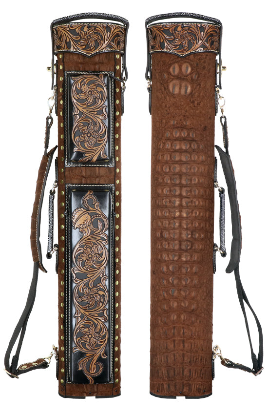 An application scenario or product detail of custom leather pool cue cases - Image 13