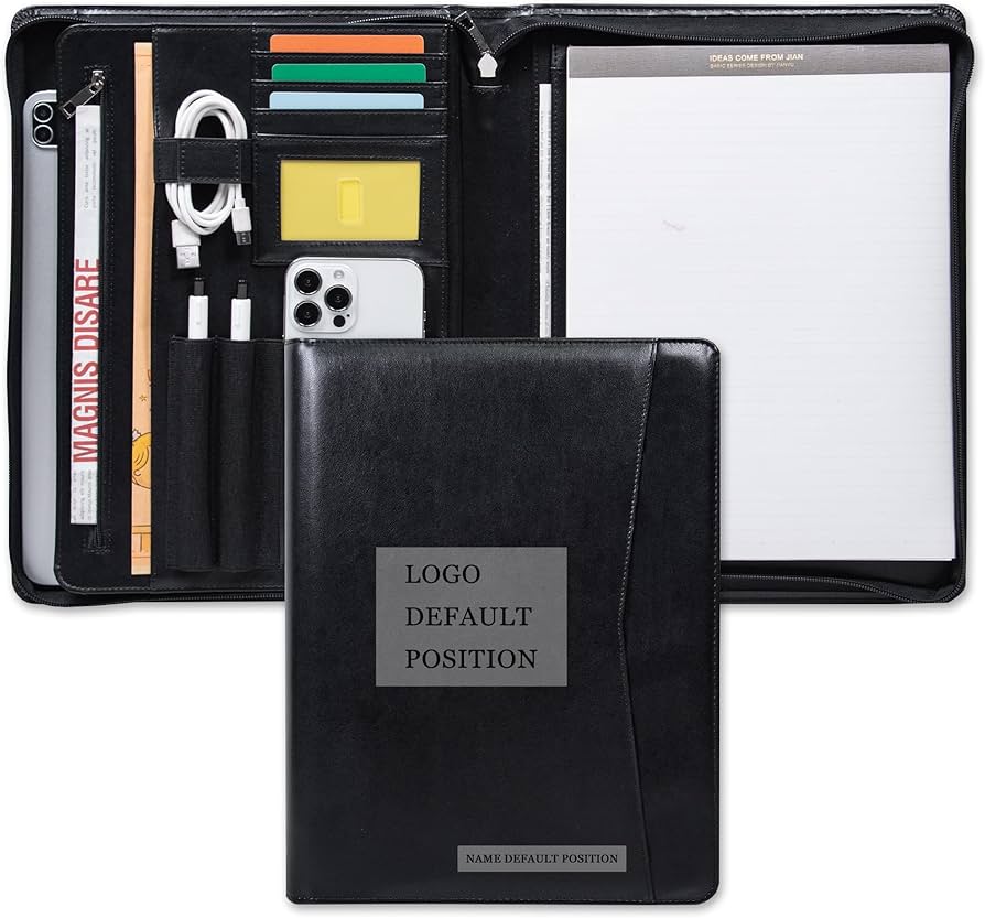An application scenario or product detail of custom leather portfolio - Image 22
