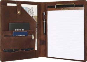 Featured image for the custom leather portfolio guide