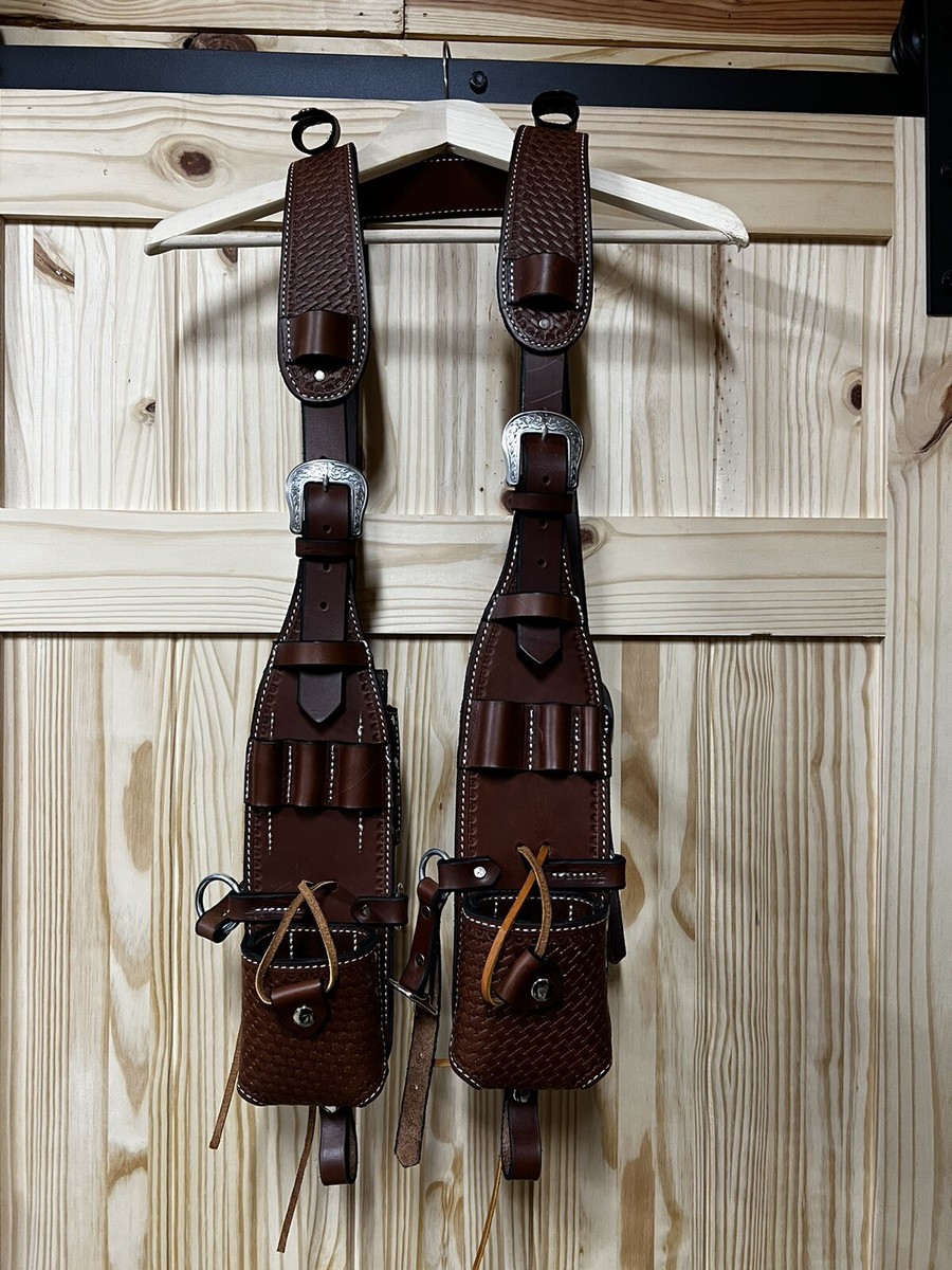 An application scenario or product detail of custom leather radio harness - Image 1