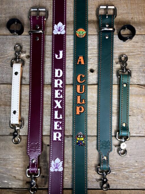 An application scenario or product detail of custom leather radio strap firefighter - Image 17