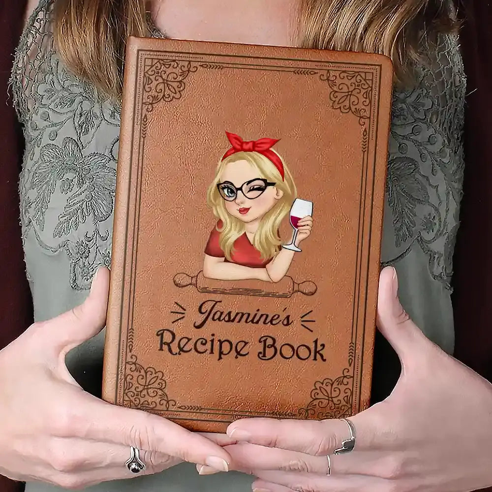 An application scenario or product detail of custom leather recipe book - Image 5