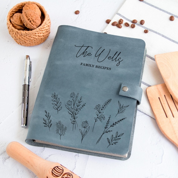 An application scenario or product detail of custom leather recipe book - Image 17