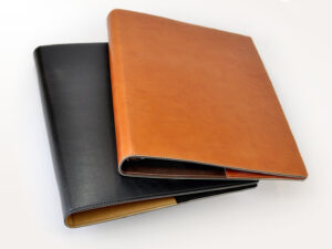 Featured image for the custom leather ring binder guide