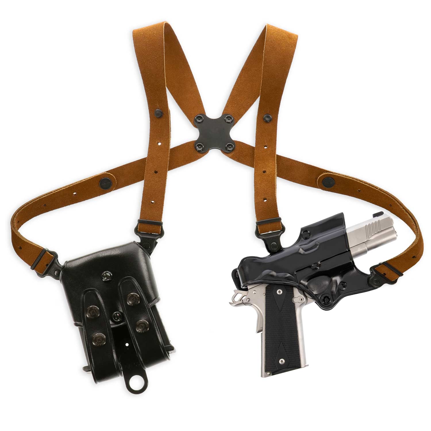 An application scenario or product detail of custom leather shoulder holster - Image 5