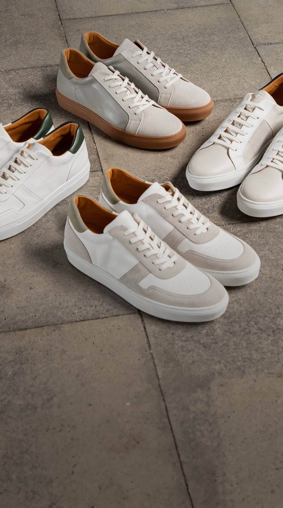 An application scenario or product detail of custom leather sneakers - Image 4