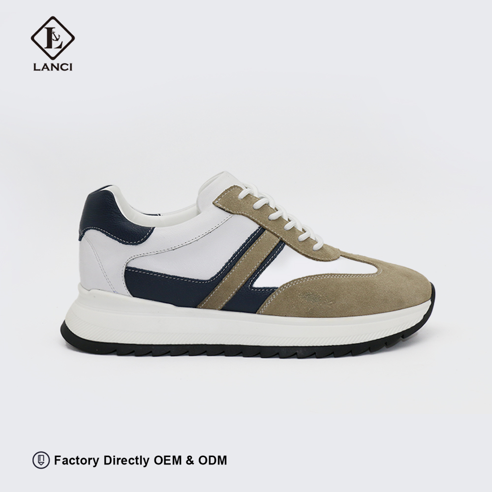 An application scenario or product detail of custom leather sneakers - Image 23