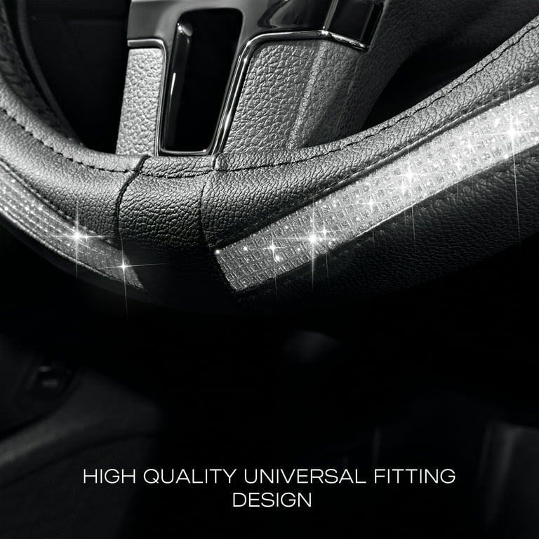 An application scenario or product detail of custom leather steering wheel covers - Image 19