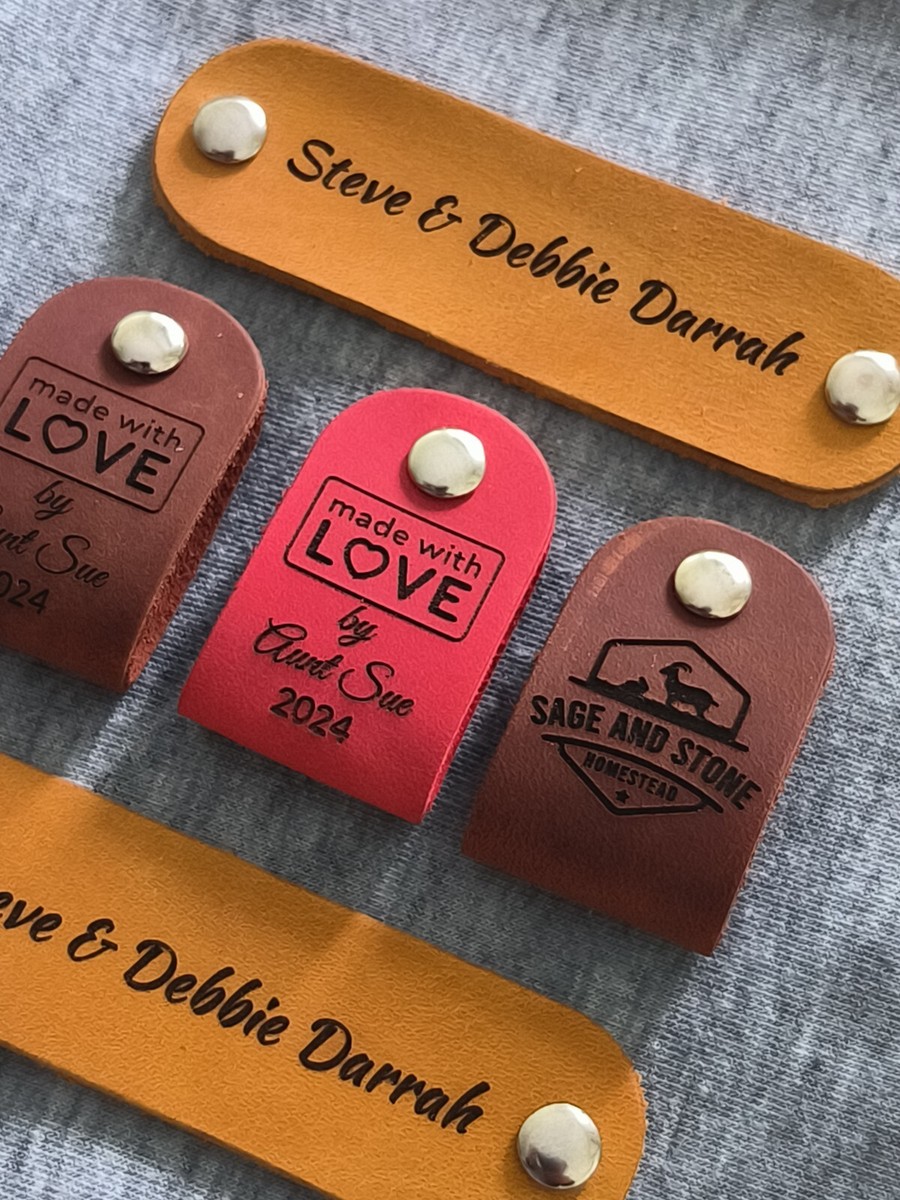 An application scenario or product detail of custom leather tags - Image 6