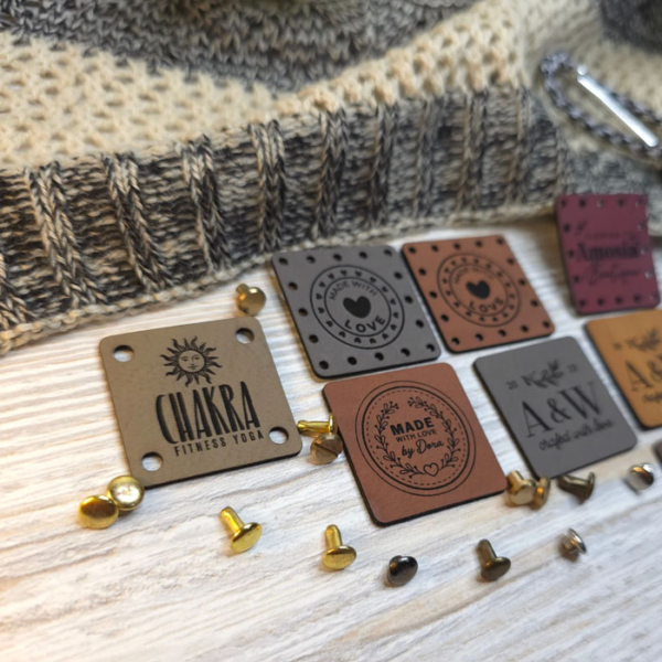 An application scenario or product detail of custom leather tags - Image 13
