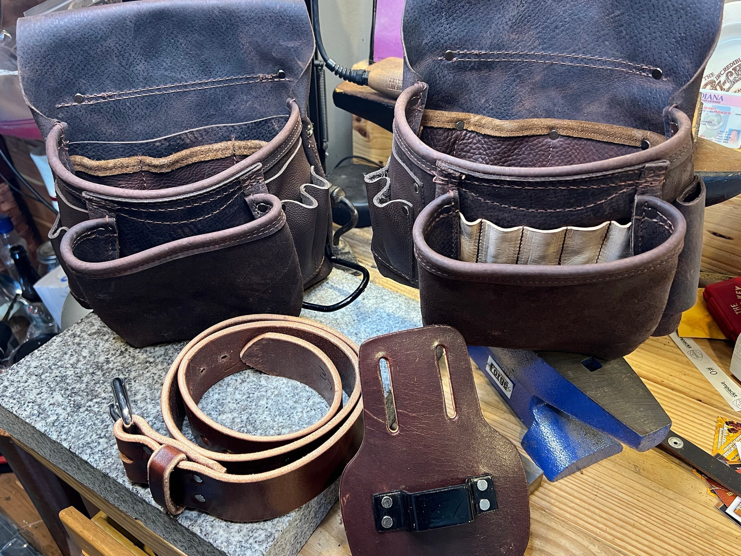 An application scenario or product detail of custom leather tool belt - Image 20