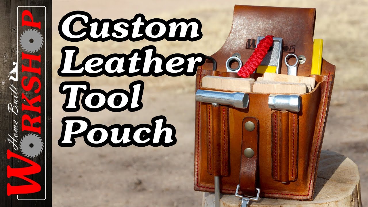 An application scenario or product detail of custom leather tool pouch - Image 22