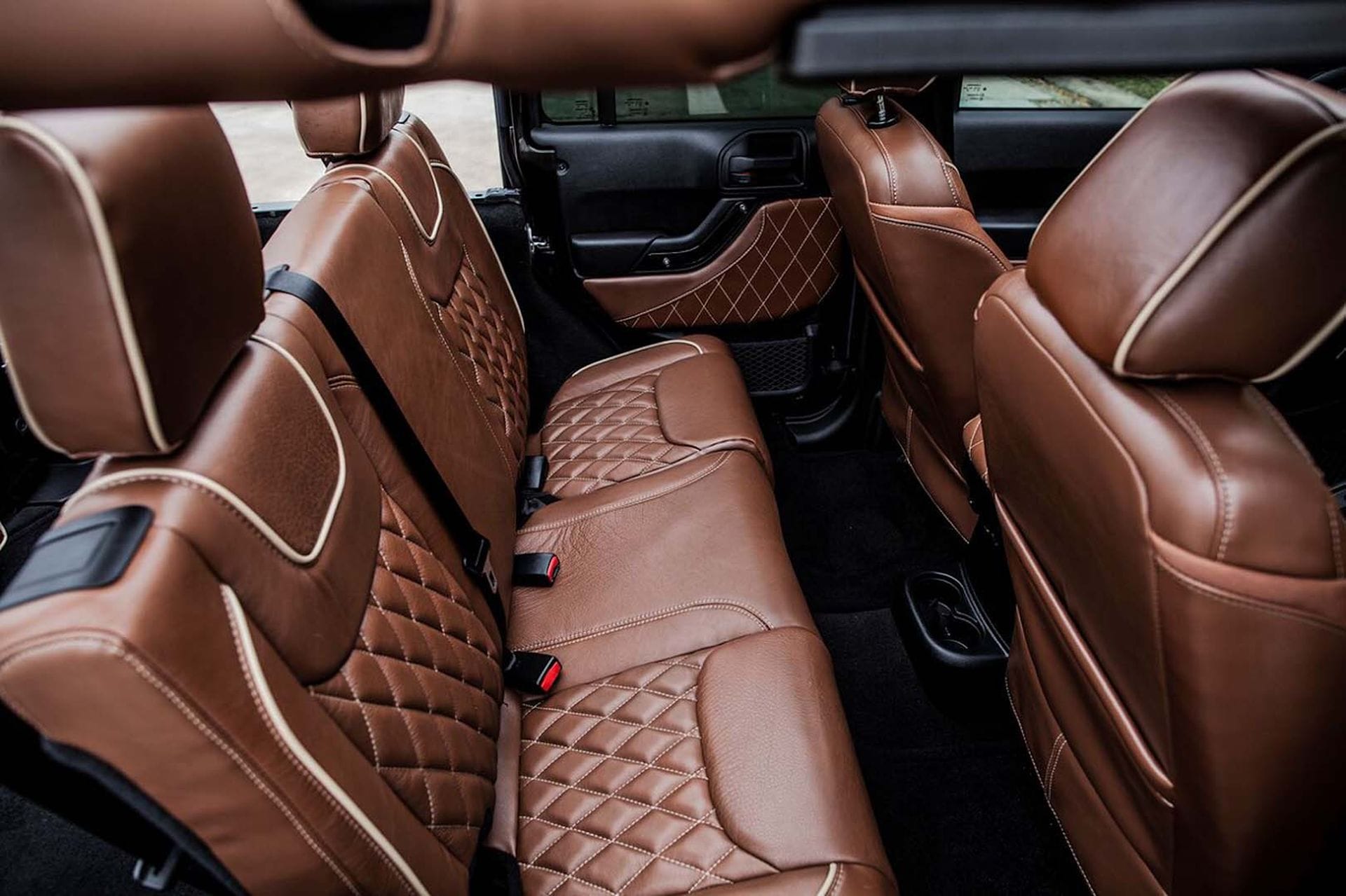 An application scenario or product detail of custom leather upholstery - Image 9