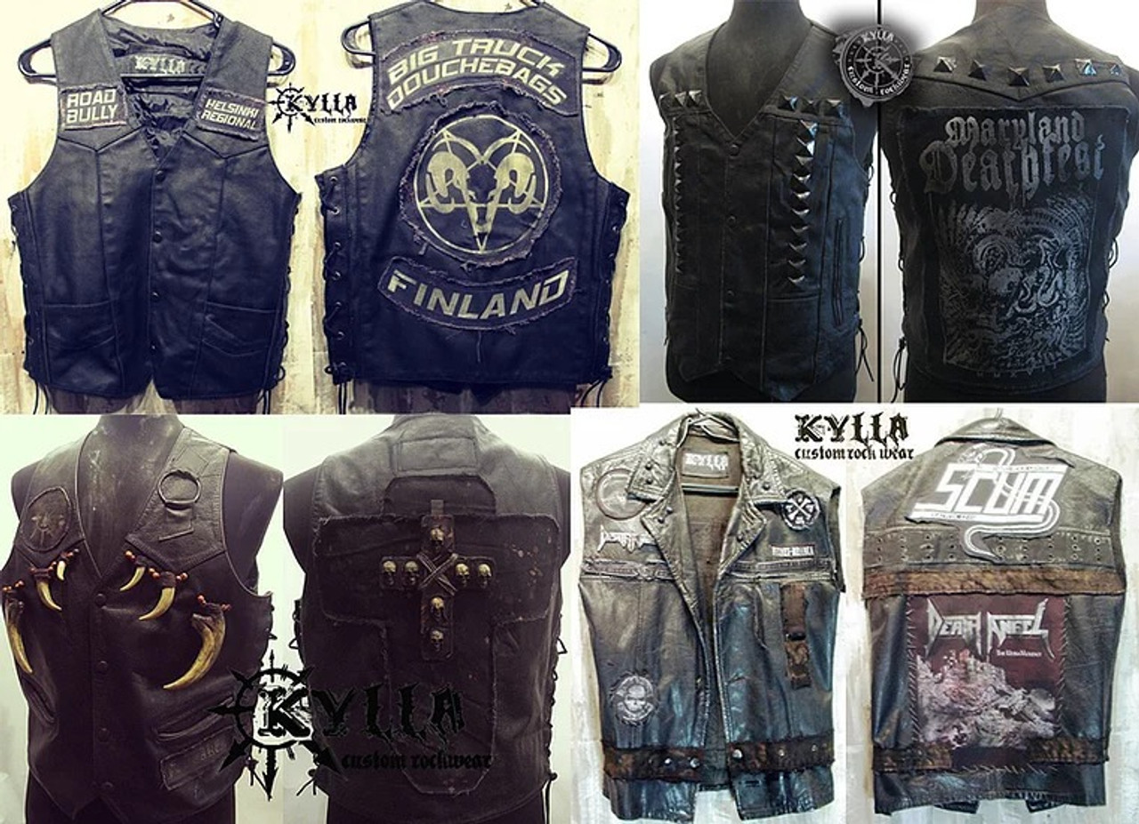 An application scenario or product detail of custom leather vest - Image 4