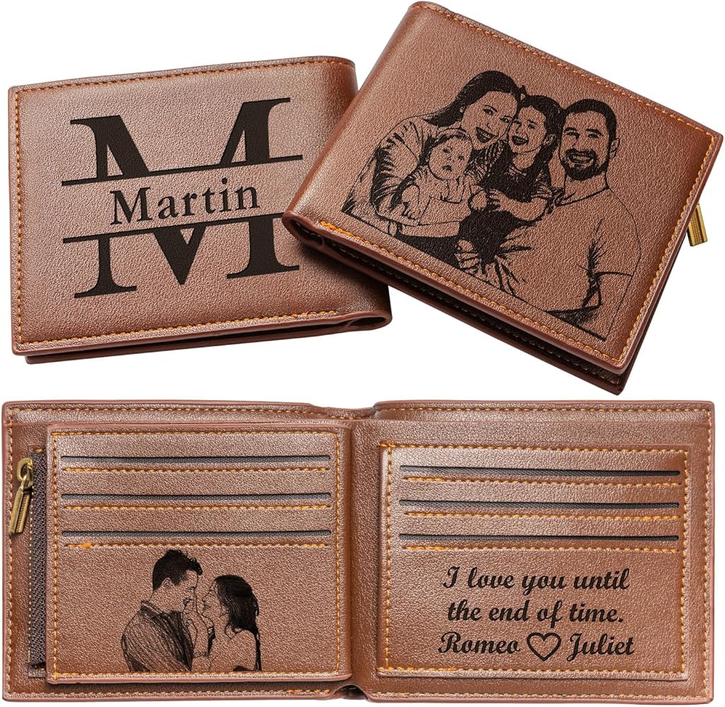 An application scenario or product detail of custom leather wallets for men - Image 1