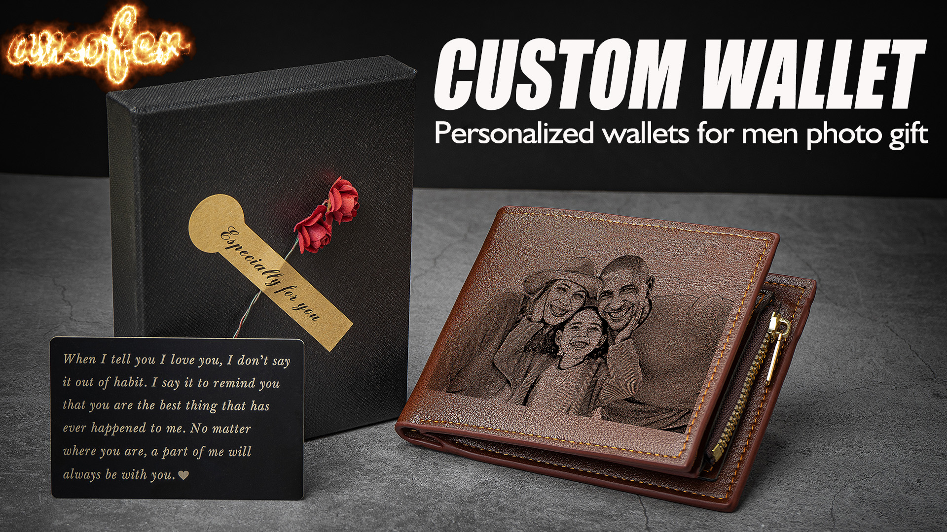 An application scenario or product detail of custom leather wallets for men - Image 19