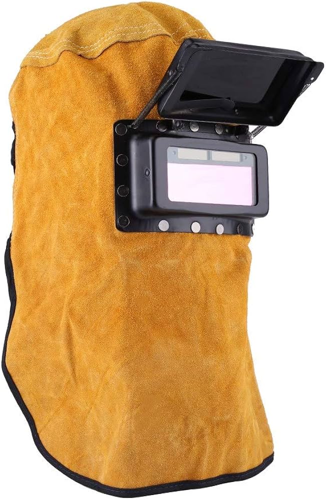 An application scenario or product detail of custom leather welding hoods - Image 14