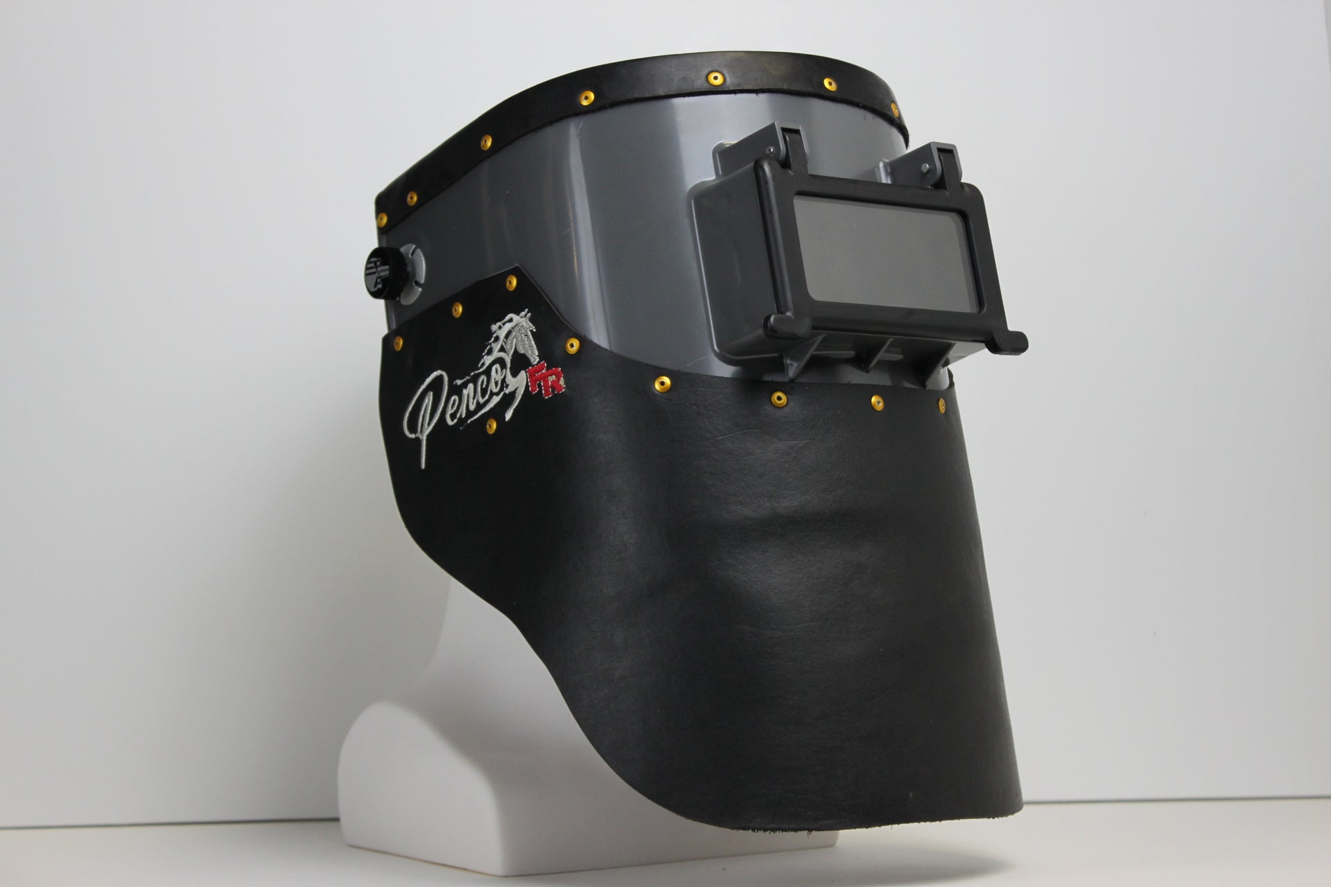 An application scenario or product detail of custom leather welding hoods - Image 16