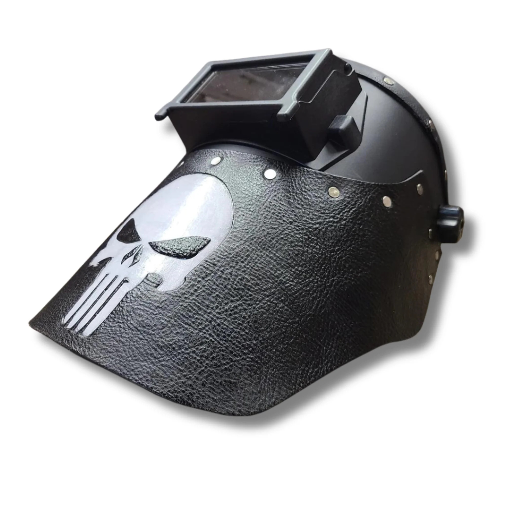 An application scenario or product detail of custom leather welding hoods - Image 21