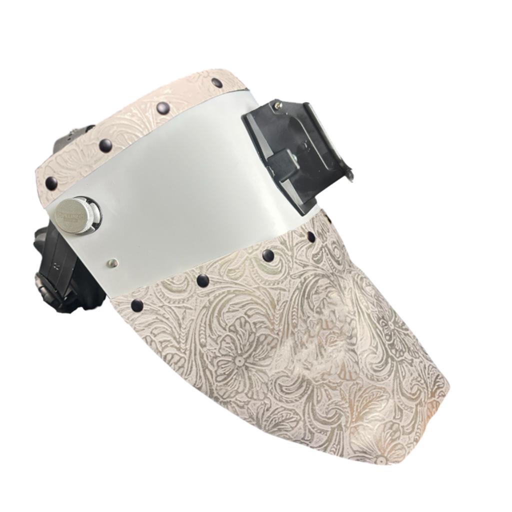 Featured image for the custom leather welding hoods guide