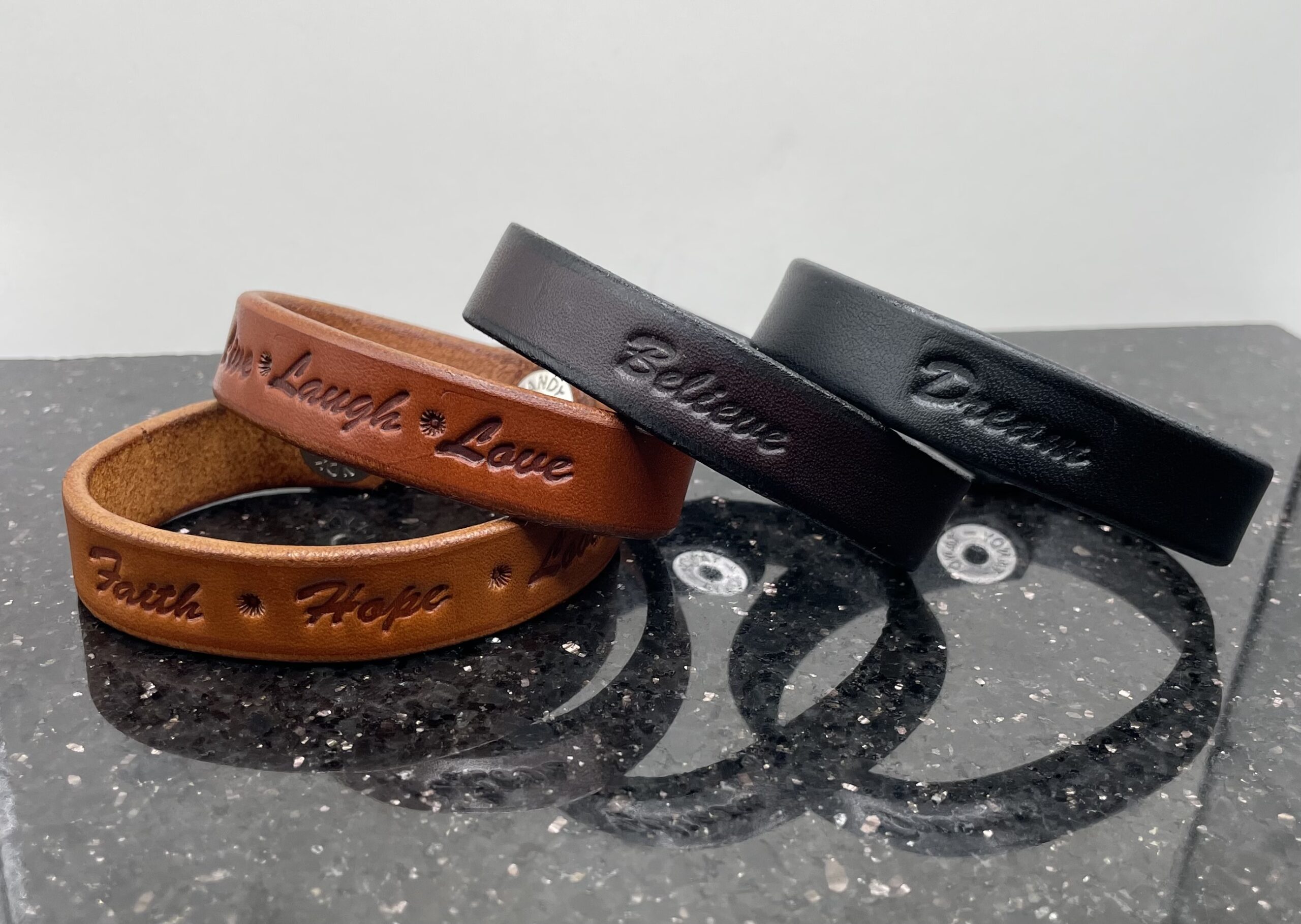 An application scenario or product detail of custom made leather bracelets - Image 3