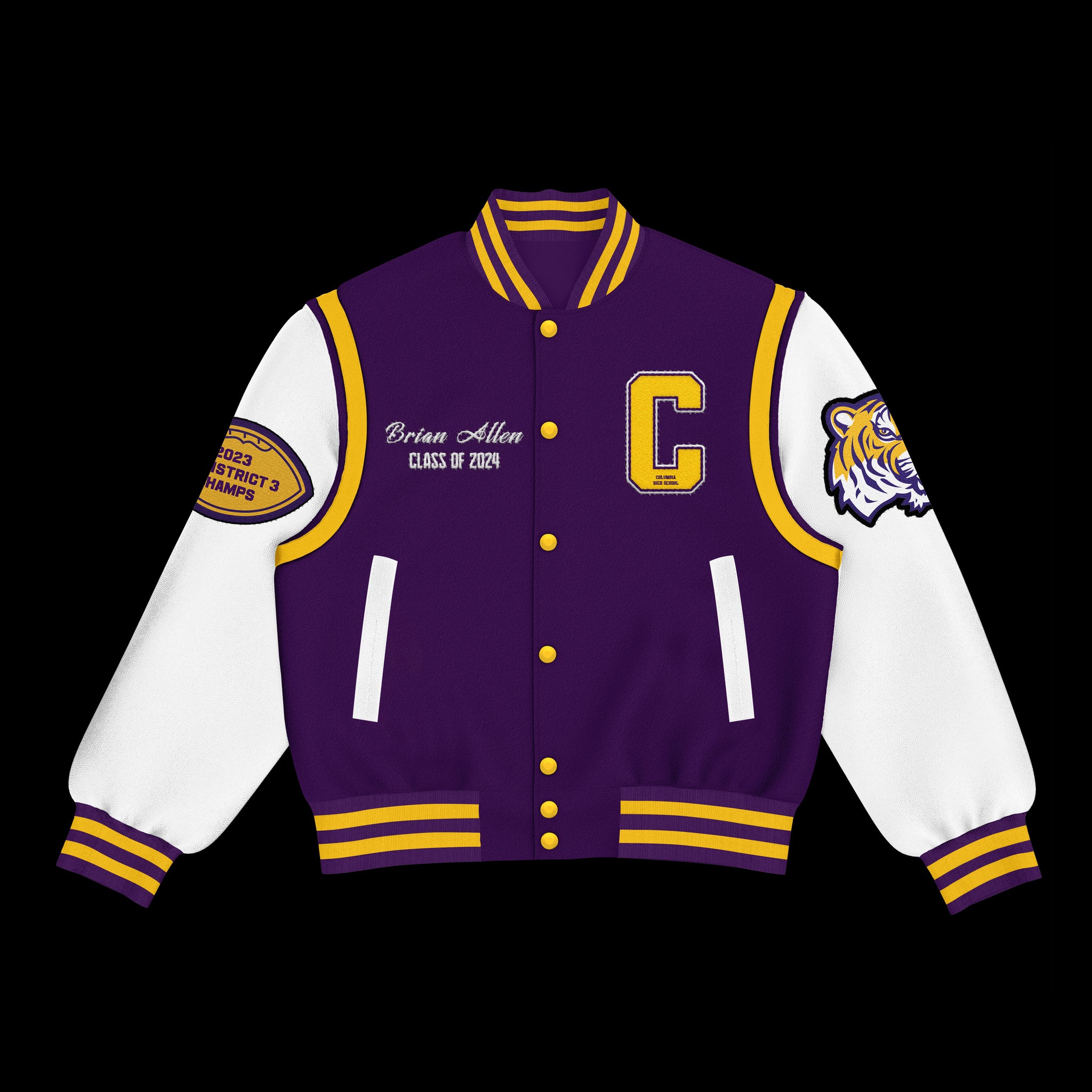 An application scenario or product detail of custom varsity jackets leather sleeves - Image 19
