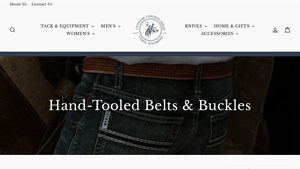 Custom Cowboy Shop - Braided Horsehair Belt