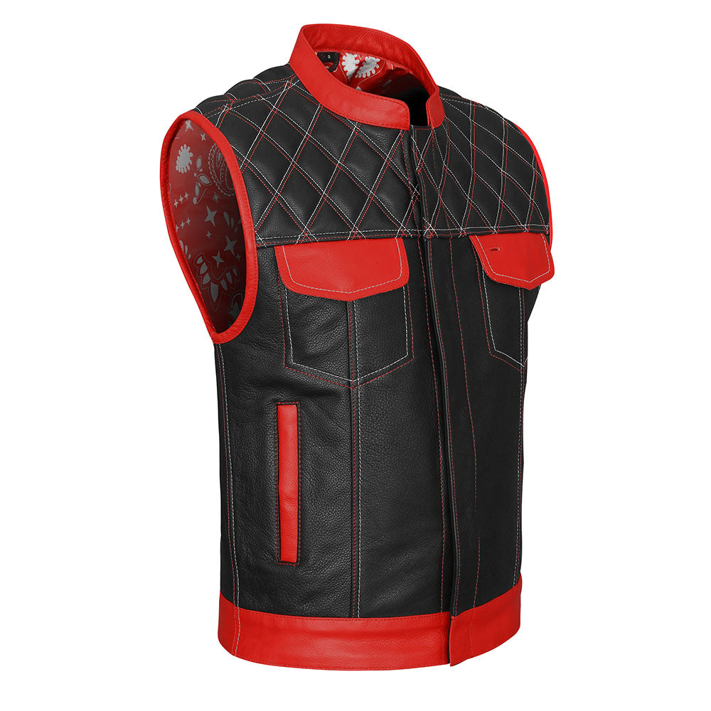 An application scenario or product detail of customize leather vest - Image 15