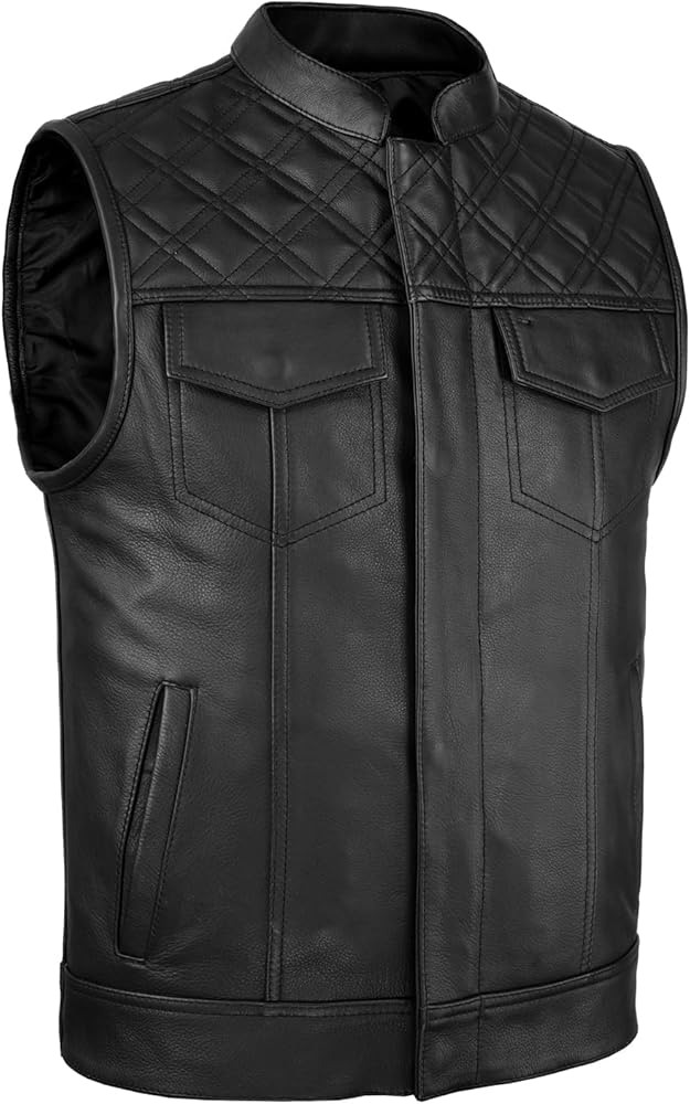 An application scenario or product detail of customize leather vest - Image 20