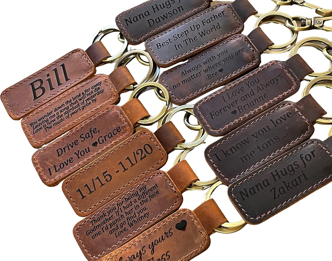 An application scenario or product detail of customized leather keychain - Image 3