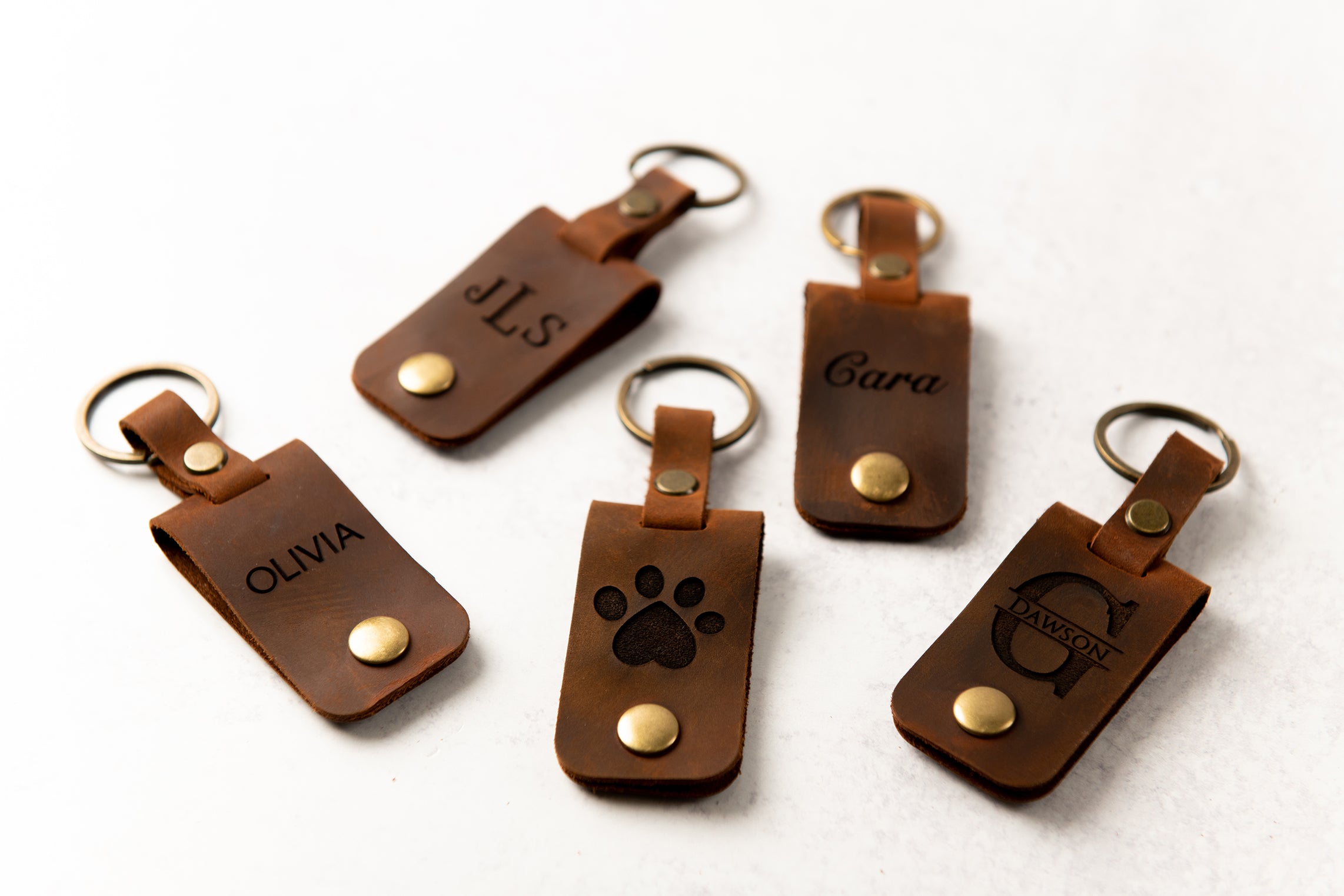 An application scenario or product detail of customized leather keychain - Image 12