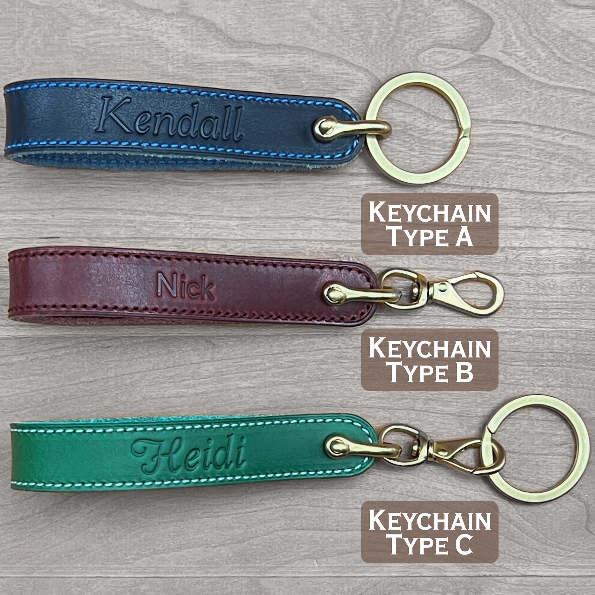 An application scenario or product detail of customized leather keychain - Image 19