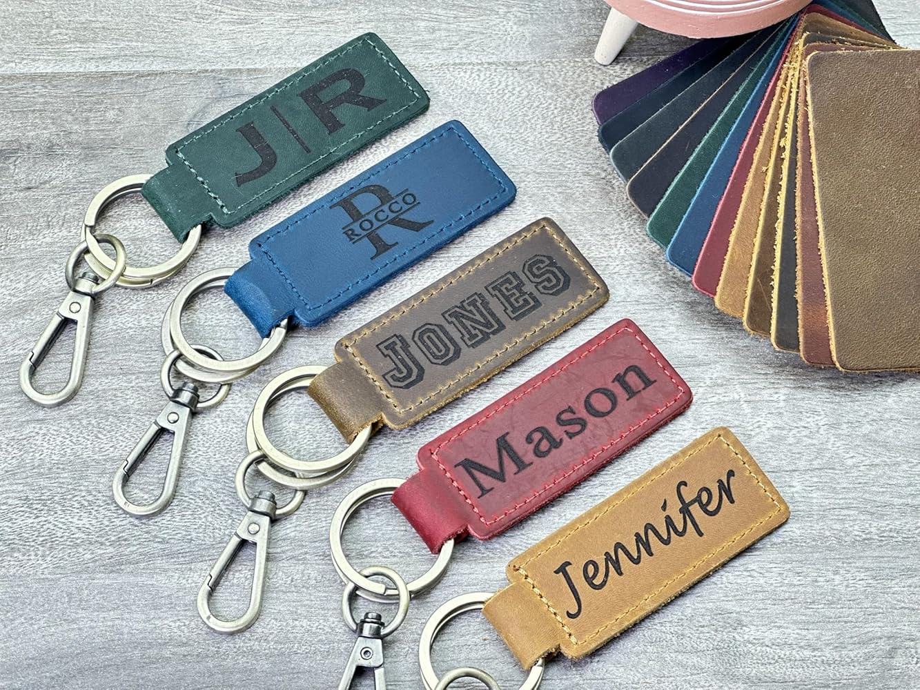 Featured image for the customized leather keychain guide