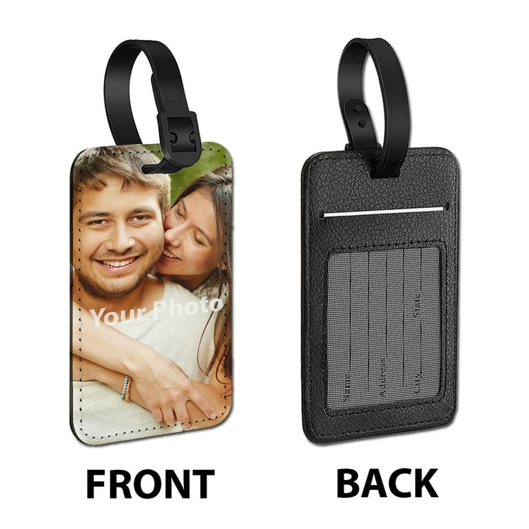 An application scenario or product detail of customized leather luggage tags - Image 3