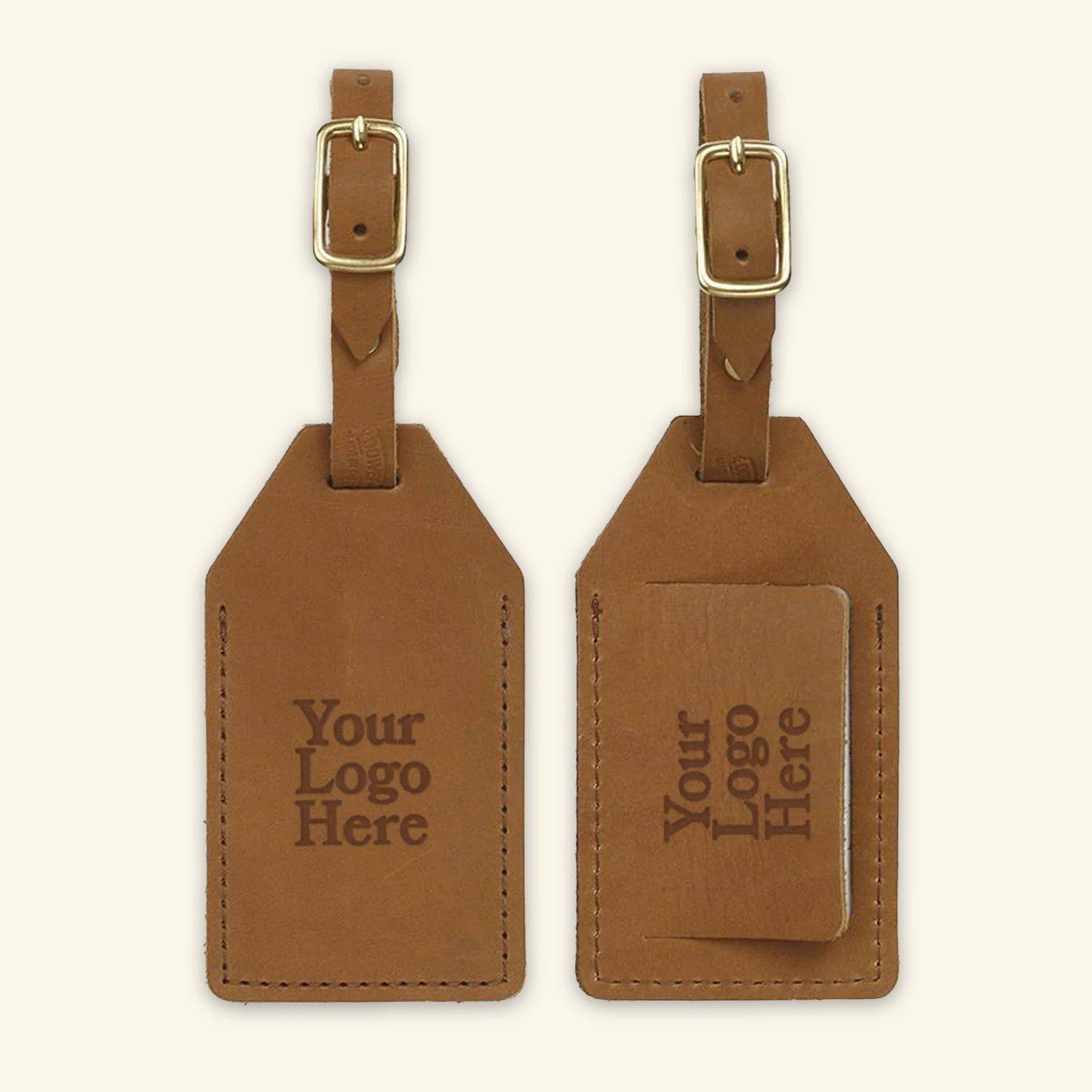 An application scenario or product detail of customized leather luggage tags - Image 12