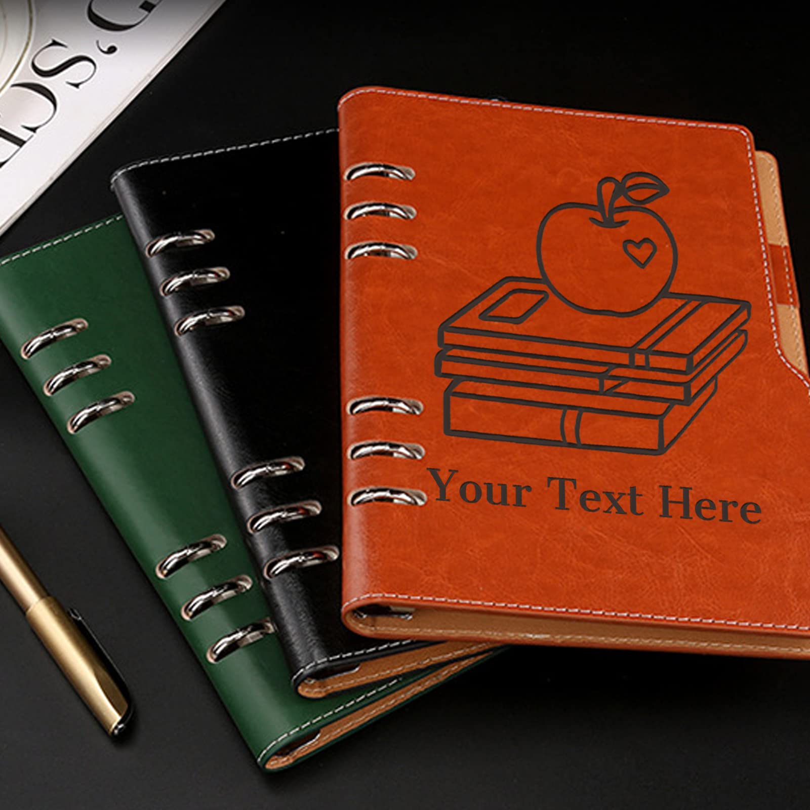 An application scenario or product detail of customized leather notebook - Image 11