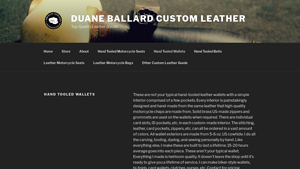Duane Ballard Custom Leather - Hand Tooled Wallets