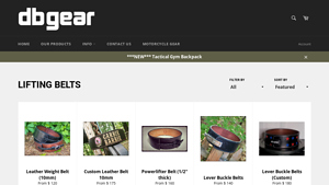 DB Gear - Leather Weight Belts