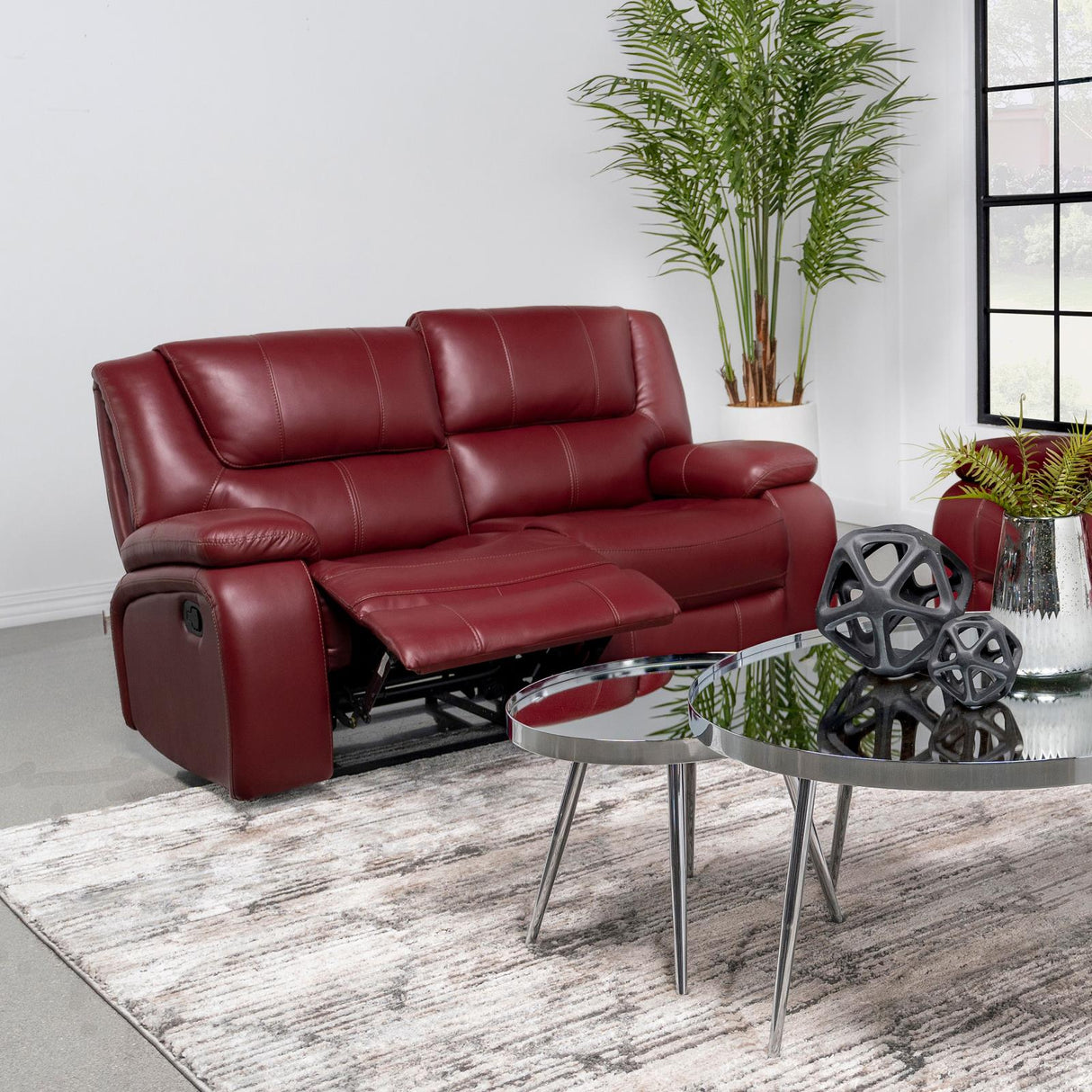 An application scenario or product detail of deals on faux leather loveseats - Image 13