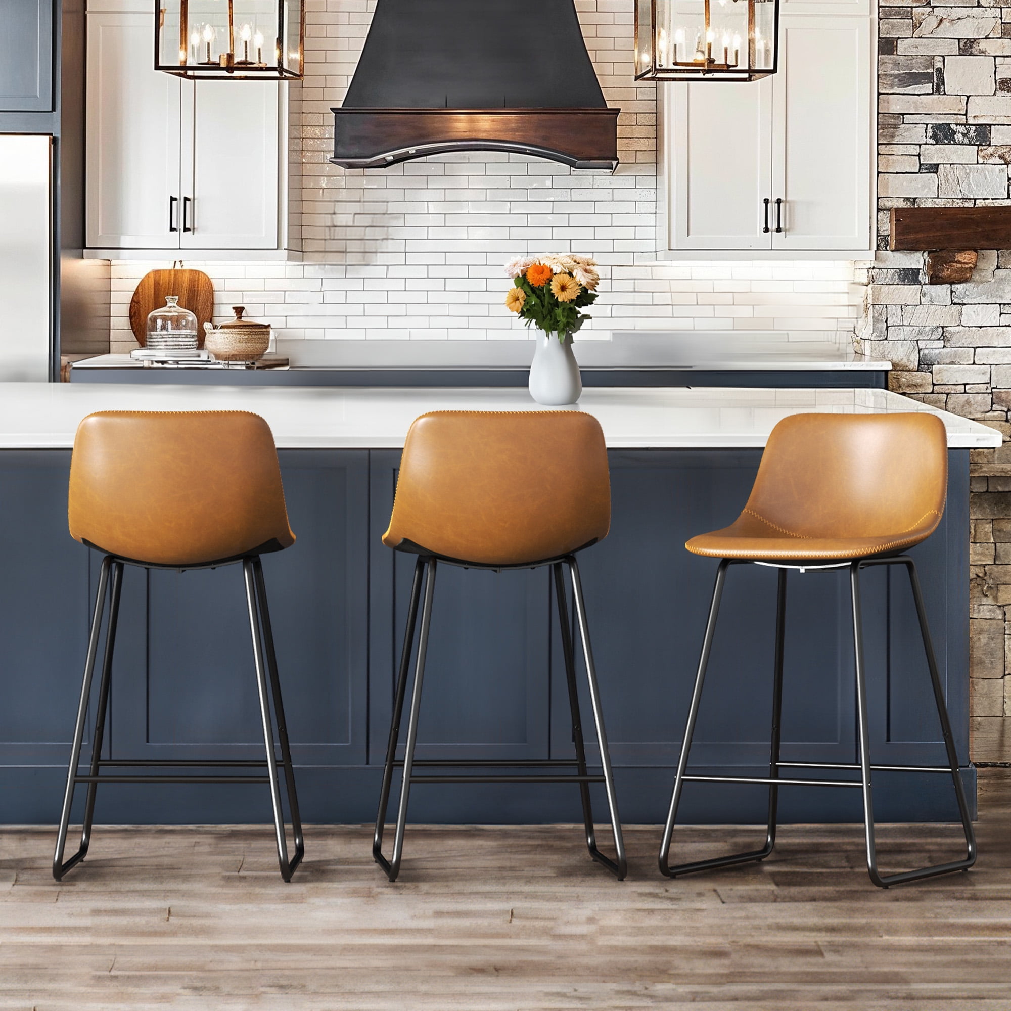 An application scenario or product detail of deals on leather bar stools - Image 6