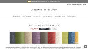 Naugahyde - PU Leather & Faux Leather