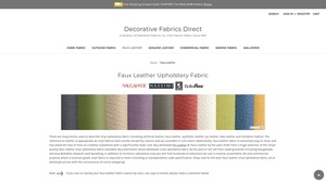 Nau - PU Leather & Faux Leather Upholstery Fabric