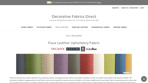 Naugahyde - PU Leather & Faux Leather