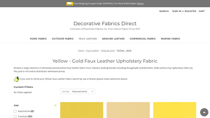 Naugahyde - US322 SPIRIT MILLENNIUM SUN YELLOW