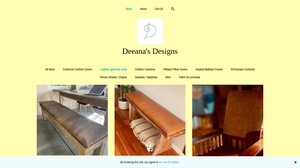 Deeana's Designs - Custom Leather Cushions