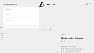 Delta Fas - Phenix Leather Chinstrap