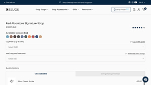 Delugs - Red Alcantara Signature Strap