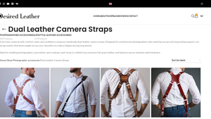Desired Leather - Dual Leather Camera Straps