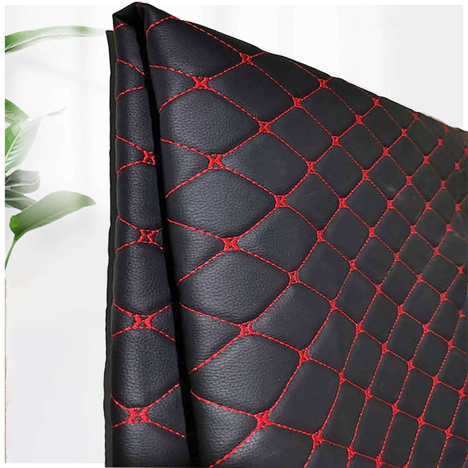 An application scenario or product detail of diamond stitch leather fabric roll - Image 9